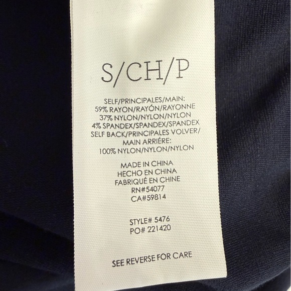 Cabi Navy Moto Jacket Zip Front Navy Black Size Small - Picture 5 of 7